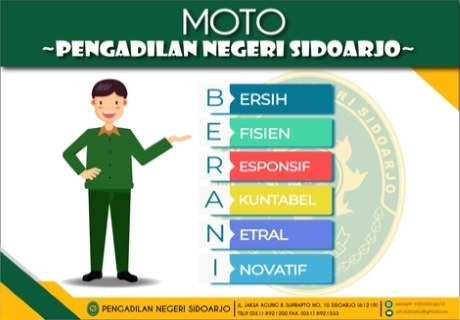 MOTTO PENGADILAN NEGERI SIDOARJO